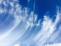 Cirrus Clouds on Blue sky