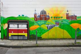 Street Art Wall Painted