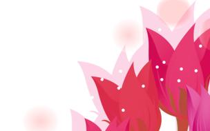 flowers abstract pink background