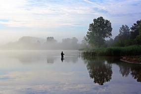 Losheimer Reservoir Badesee Angler