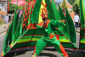 Green Man Carnival costume