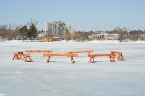 Iced Lake at Winter