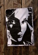 Watercolor Painting of Face girl