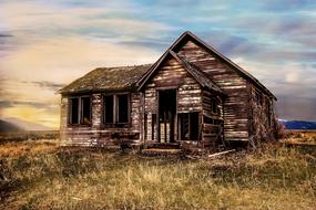 Old Farmhouse Decay landscape