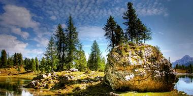 Lago Federa Dolomites Nature