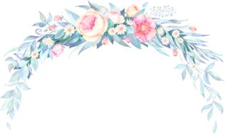 hand painted watercolor flower