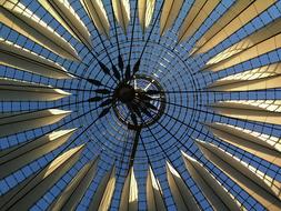 Berlin Architecture Sony Center ceiling