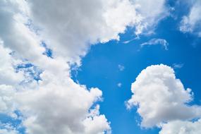 Cloud Blue Composition