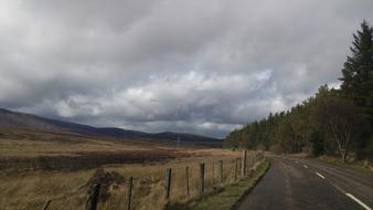 Mountains Scotland Clouds