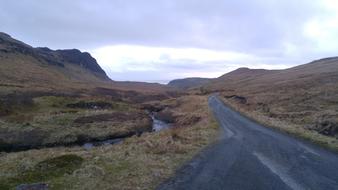Mountains Scotland Clouds