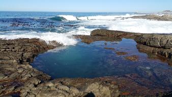 Holiday Rock Pool Sea