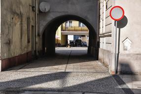 Street No Entry Gateway