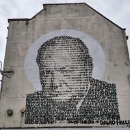 public art on the wall