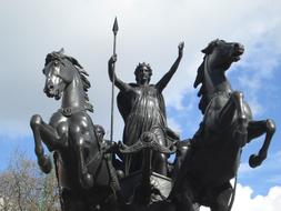 historic Statues in London England