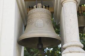 The bell is an old church