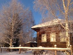 Village House at Winter