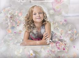 Young Girl flowers