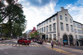 city Historic Center Quebec Canada