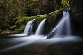 waterfalls in the forest