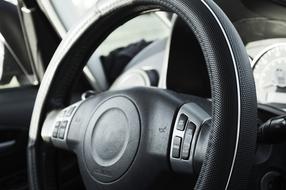 Car control steering wheel