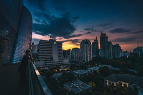 Architecture Building at sunset