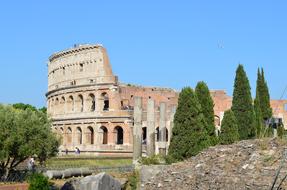 old Rome Colosseum Italy