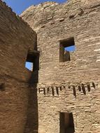 Chaco Canyon wall Ruins