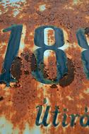 Rust Iron Metal numbers