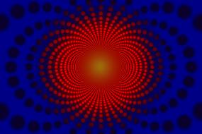 red and blue bright background