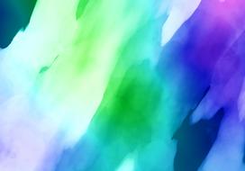 watercolour green paint ink