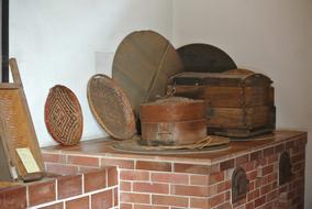 old stove in the kitchen