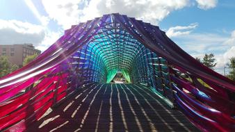 Bridge Colorful Reflection