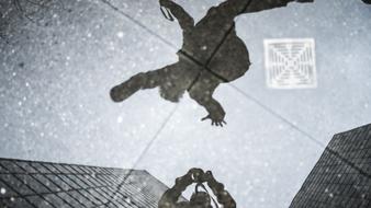 Man Camera jumping