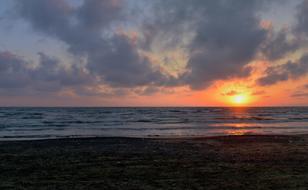 Sunset Sea Landscape