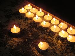 Candles Church Lights