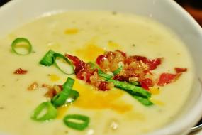 cheese soup with vegetables