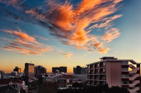 orange glorious sky