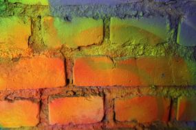 colorful Bricks Wall