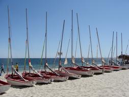 Boats Beach Summer
