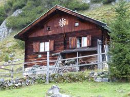 Mountain Hut Lonely Nature