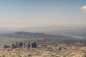 aerial view of Architecture Buildings City skyline