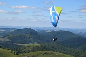 Paragliding Auvergne Volcanoes