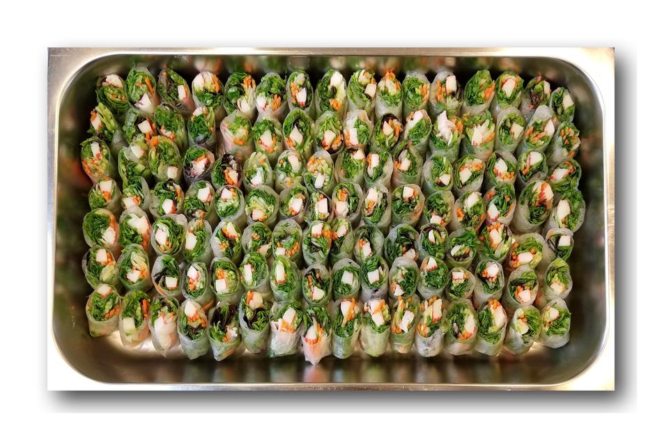 Korean vegetable rolls