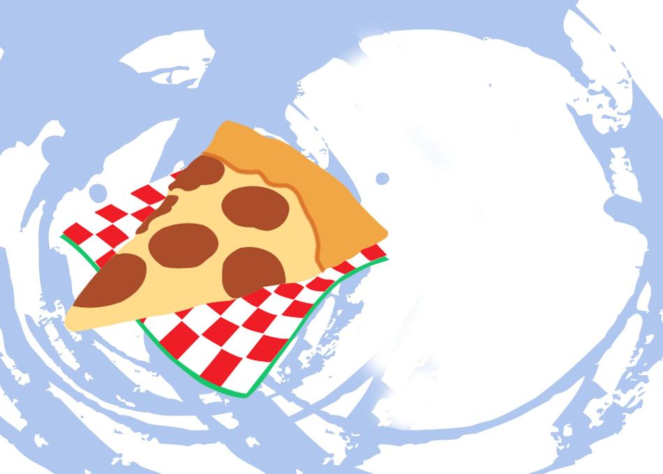 funny pizza icon