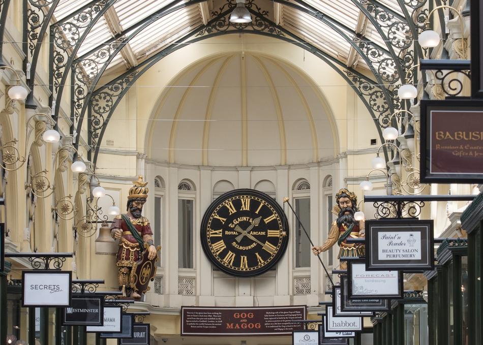 Royal Arcade Clock Face