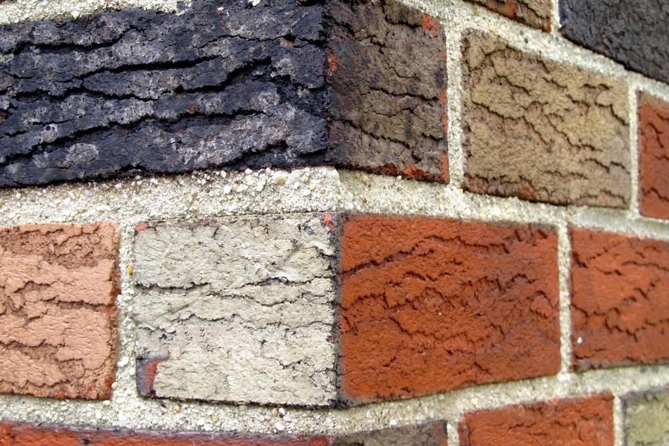 Brick Wall Red