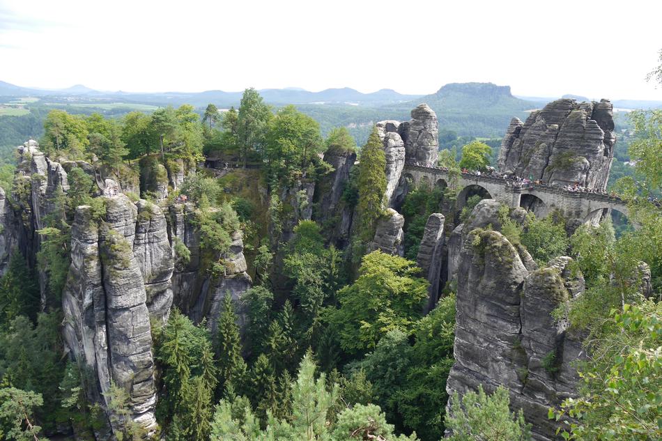 Saxon Switzerland Bastei rocks