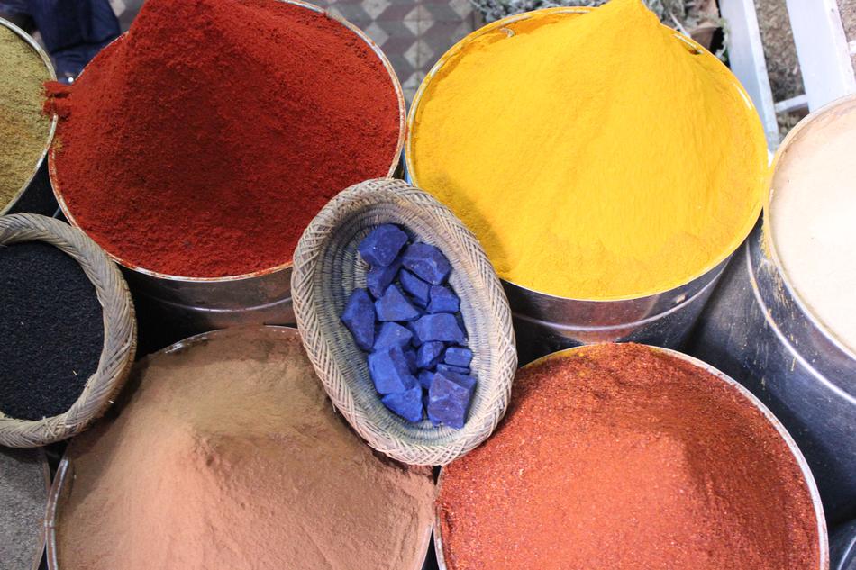 delicious colored spices