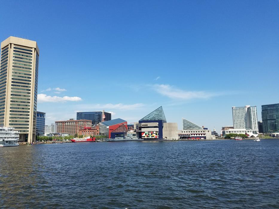 Baltimore Harbor Waterfront cityscape