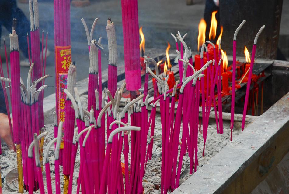 Burning Incense Religion